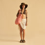 Ginny Terry Tote Bag in Guava by Slowtide