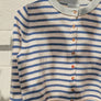 Striped Pattern Button Front Cardigan