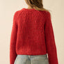Confetti Button-Front Cardigan Sweater