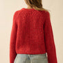 Confetti Button-Front Cardigan Sweater