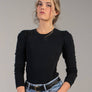 Prima Tee in Black Beauty by Downeast