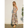 On The Dot Babydoll Tiered Maxi Dress