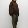 The Leslie Jacket | Sherpa Dotted Turtleneck Jacket by Mod Ref