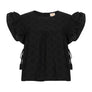 Black Eyelet Lottie Top by Sunshine Tienda