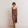 Develop Fabric Sleeveless Floral Print Dress