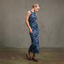 Midnight Bloom Mesh Dress