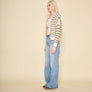Amara Cardigan in Navy Stripe by dRA