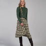 Tiffany Skirt in Green Floral by Downeast