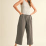 Pointelle Fabric with Mini Ruffle Top