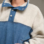 Teddy Denim Snap-Up Jacket