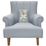 Gingham Bow Martini Glass Hook Pillow