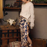 Riverbend Pull On Maxi Skirt in Western Navy