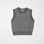 The Leon Top | Striped Sleeveless Knit Top by All Row
