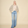 Amara Cardigan in Navy Stripe by dRA
