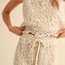 Flower Crochet Sleeveless Top