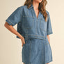 Pocket Front Denim Shirt