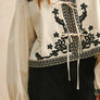 Floral Patch Detailed Jacket