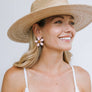 Blush Flower Earrings by Sunshine Tienda