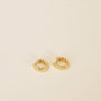Small Channel Gold Hoop Earrings by JaxKelly