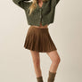 Confetti Button-Front Cardigan Sweater