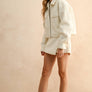 Big Pocket Front Zipper Closure Jacket