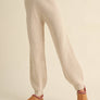 Sweater Jogger Pants in Oatmeal