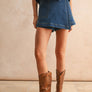 Denim Skort