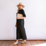Black Eyelet Swizzle Dress by Sunshine Tienda