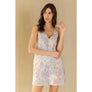 Blue Purple Mini Dress