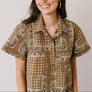 Olive Bandana Getaway Mini Dress by Sunshine Tienda