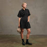 Wide Pintuck Shirt Dress