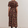 Raglan Sleeve Tier Maxi Dress
