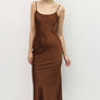 The Jasmine Dress | Crinkle Satin Midi Dress by Mod Ref