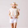 Ivory Eyelet Lottie Top by Sunshine Tienda