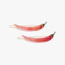 Thai Chili Pepper Barrette Set by Winona Irene