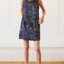 Washed Bandana Print Sleeveless Shift Dress