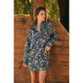 Still from A Film Mineral-Washed Victorian Floral Mini Dress
