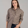 Colleen Shirt in Brown by Downeast