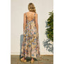 On The Dot Babydoll Tiered Maxi Dress