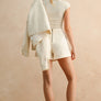 Textured Fabric Skort