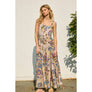 On The Dot Babydoll Tiered Maxi Dress