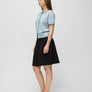 The Faye Cardigan | Striped Short Sleeve Cardigan by Mod Ref