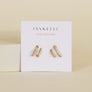Pave Spiral Earrings by JaxKelly