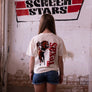 Texas ICON Crop Top T-Shirt in Ivory