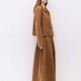 The Eryn Skirt | Suede Midi Skirt by All Row