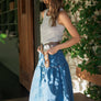 Pointelle Fabric with Mini Ruffle Top