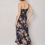 Floral Tie Back Midi Dress
