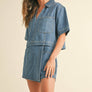 Pocket Front Denim Shirt