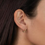 Small Ball Hoop Earring by JaxKelly