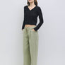 The Faye Top | Knit Pointelle Cardigan Top by All Row